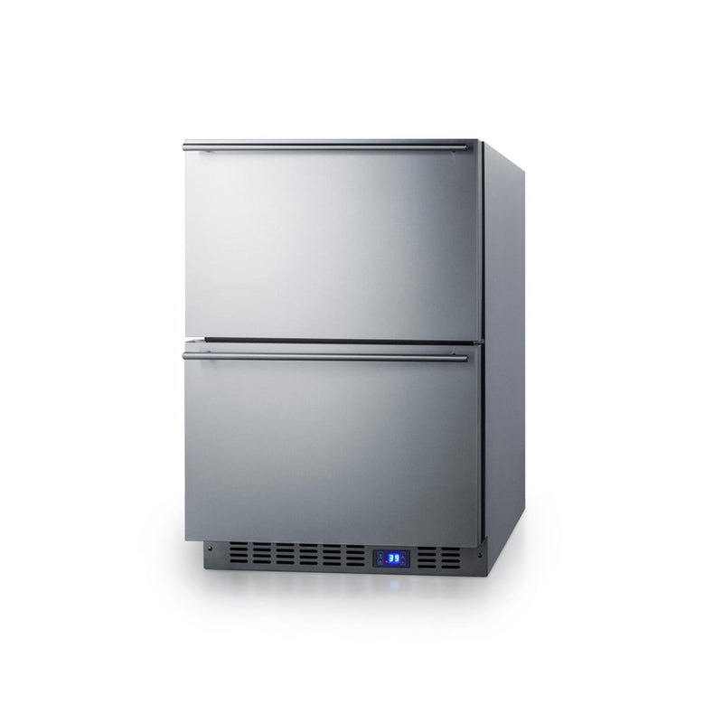 Summit | 24" Wide 2-Drawer All-Refrigerator (FF642D)