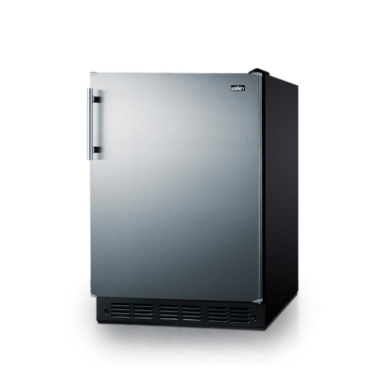 Summit | 24" Wide Refrigerator-Freezer (CT66BK2SS)