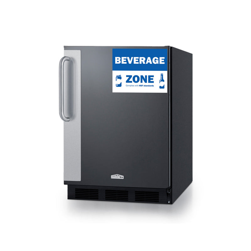 Summit | 24" Wide Commercial All-Refrigerator (FF6W7BZ)