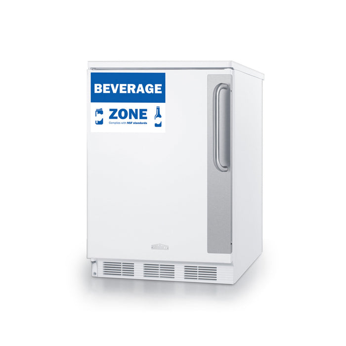 Summit | 24" Wide Commercial All-Refrigerator, ADA Compliant (FF6W7BZADA)