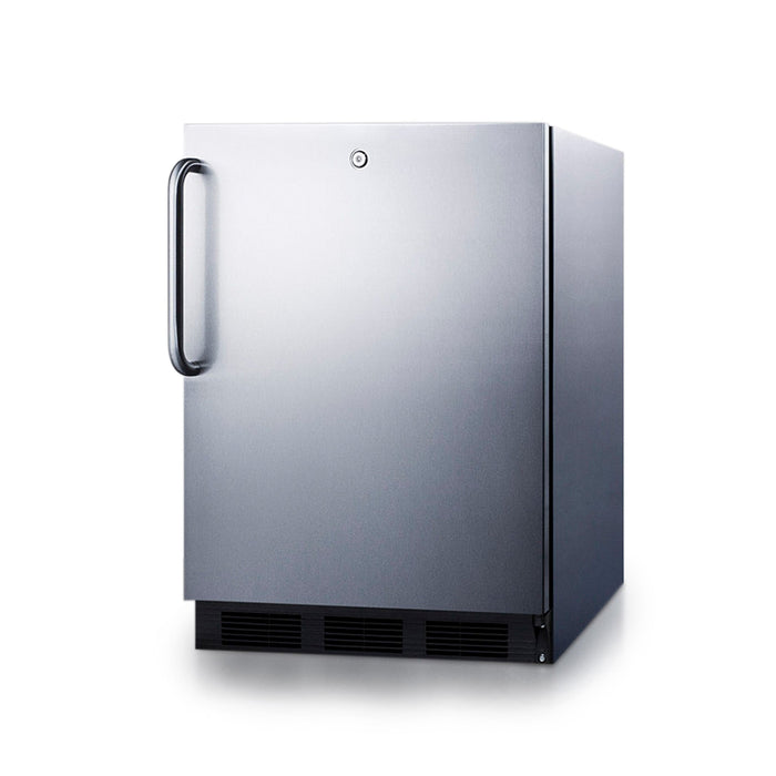 Summit | 24" Wide All-Refrigerator, ADA Compliant (FF7LBLKCSSADA)