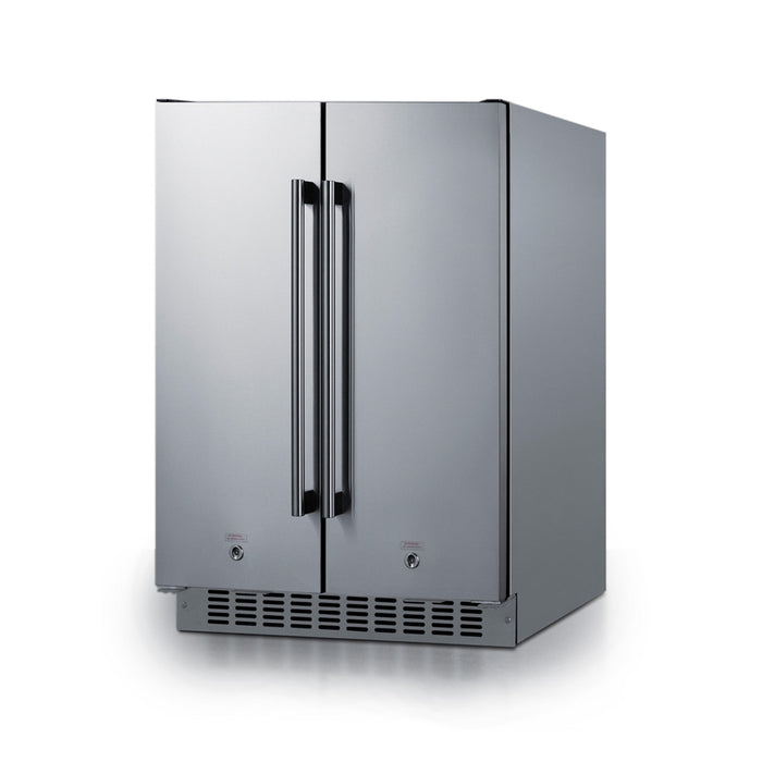 Summit | 24" Built-In Refrigerator-Freezer (FFRF24SS)