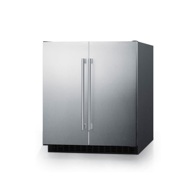 Summit | 30" Wide Built-In Refrigerator-Freezer (FFRF3070B)