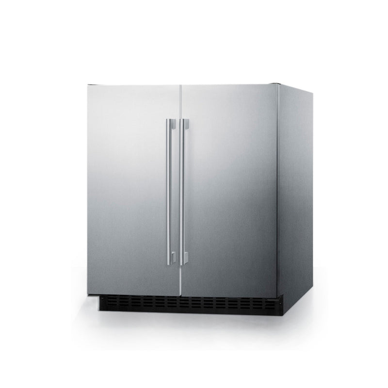 Summit | 30" Wide Built-In Refrigerator-Freezer (FFRF3070B)