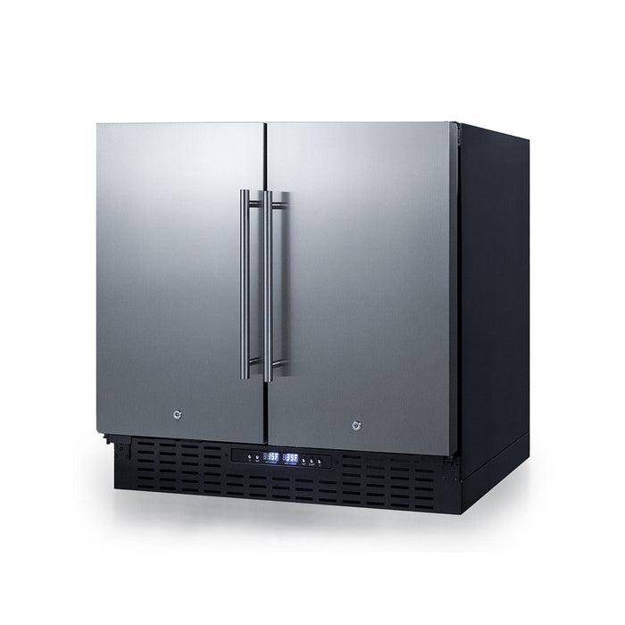 Summit | 36" Wide Built-In Refrigerator-Freezer (FFRF36)