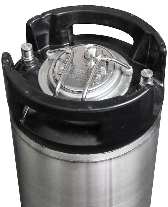 2.5 Gallon New Ball Lock Keg (Rubber Handles)    - Toronto Brewing