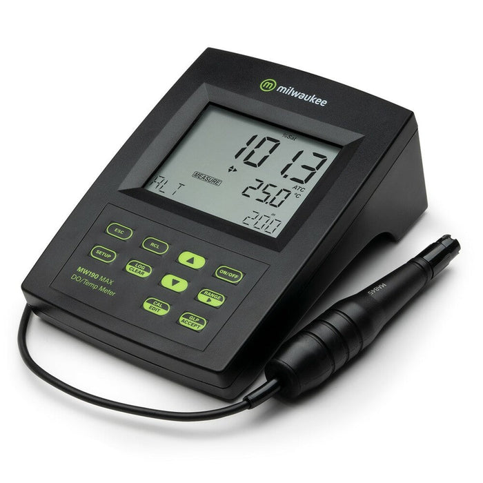 Milwaukee MW190 MAX Dissolved Oxygen Bench Meter With Automatic Calibration    - Toronto Brewing