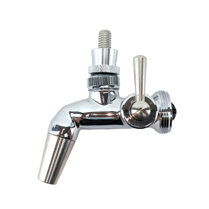 Quad Tap Beer Tower - Stainless Steel Nukatap Flow Control Faucets    - Toronto Brewing