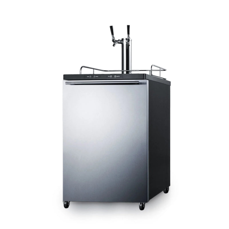 Summit | 5.6 cu. ft Dual Tap Kegerator (SBC635M7SSHHTWIN) Horizontal   - Toronto Brewing