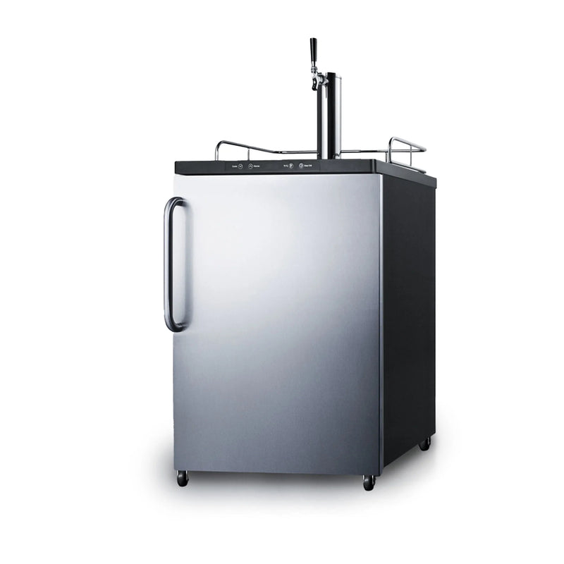 Summit | 24" Wide Single Tap Built-In Commercial Kegerator (SBC635MBI7SS)