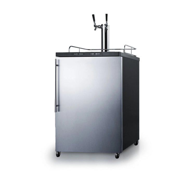 Summit | 5.6 cu. ft. Dual Tap Outdoor Commercial Kegerator (SBC635MOS7TWIN)