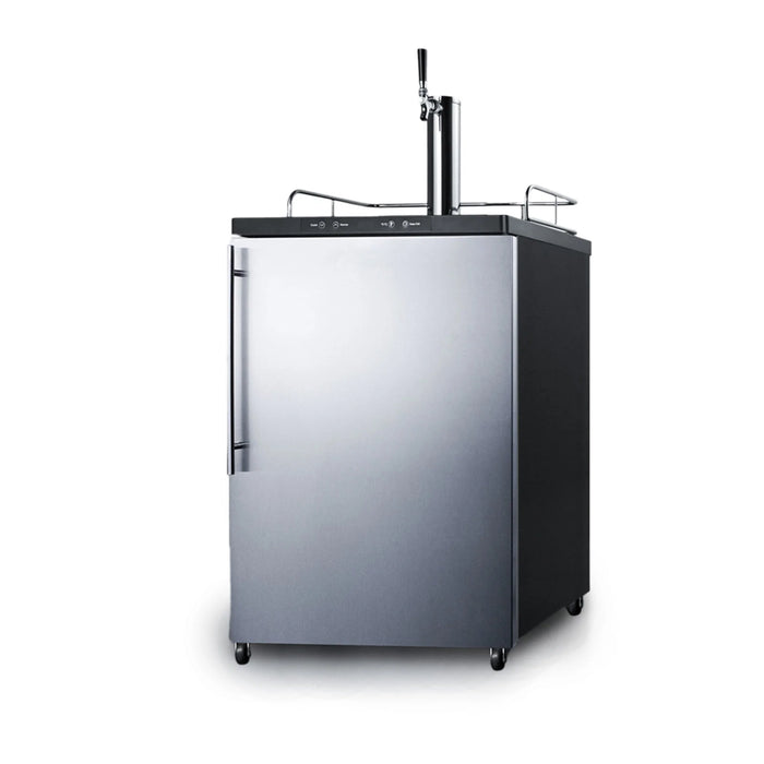 Summit | 24" Wide Single Tap Built-In Commercial Kegerator (SBC635MBI7SS)