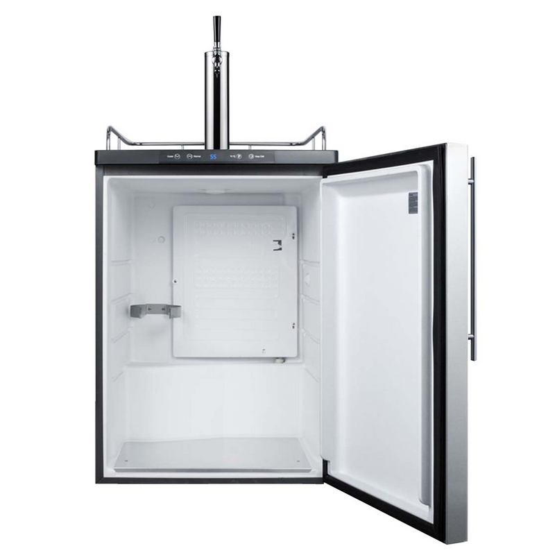 Summit | 5.6 cu. ft Single Tap Built-In Kegerator (SBC635MBISS)    - Toronto Brewing