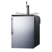 Summit | 5.6 cu. ft Single Tap Built-In Kegerator (SBC635MBISS) Vertical   - Toronto Brewing