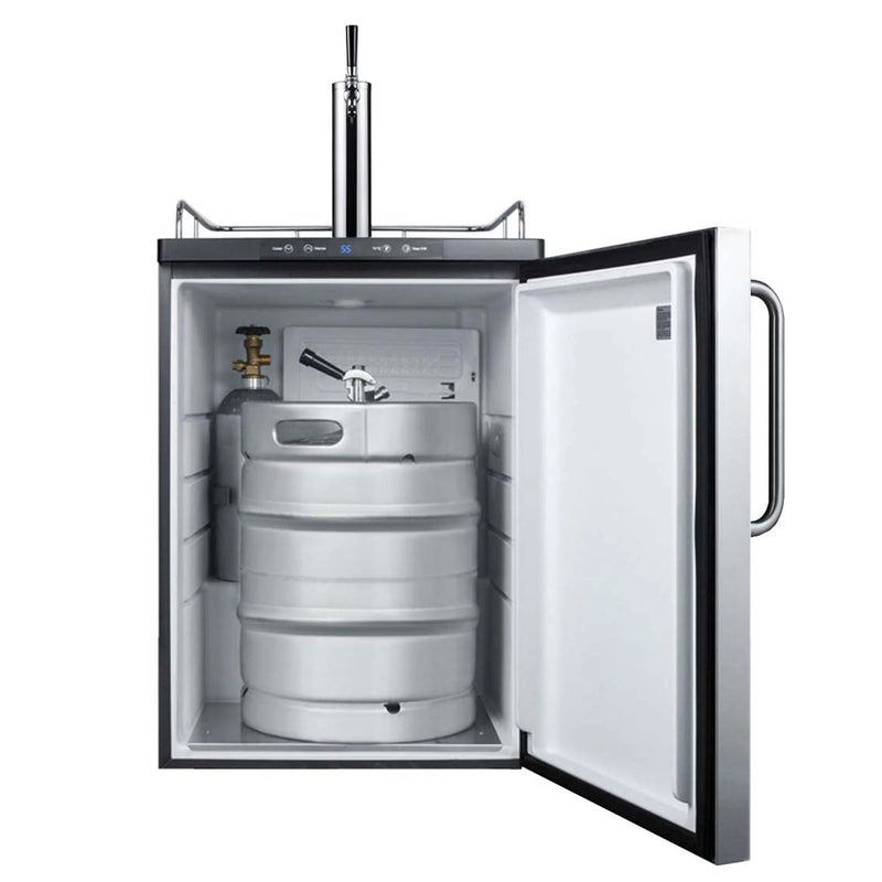 Summit | 5.6 cu. ft Single Tap Built-In Kegerator (SBC635MBISSTB)    - Toronto Brewing