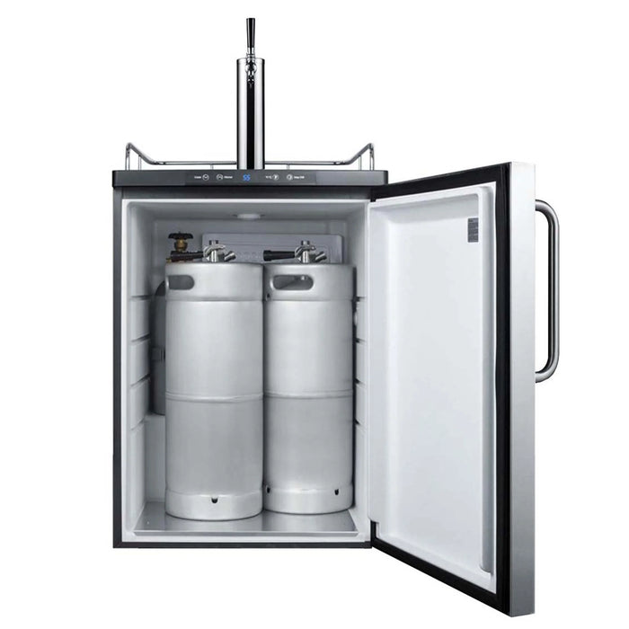 Summit | 5.6 cu. ft Single Tap Built-In Kegerator (SBC635MBISSTB)    - Toronto Brewing