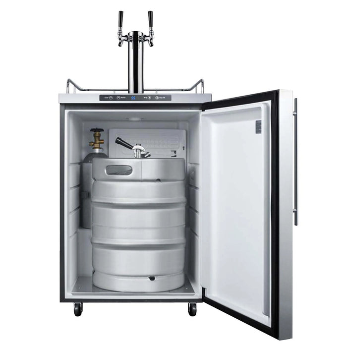 Summit | 5.6 cu. ft. Dual Tap Outdoor Kegerator (SBC635MOSHVTWIN)    - Toronto Brewing