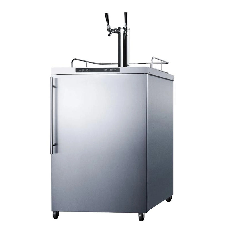 Summit | 5.6 cu. ft. Dual Tap Outdoor Kegerator (SBC635MOSHVTWIN) Vertical   - Toronto Brewing