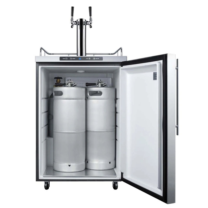 Summit | 5.6 cu. ft. Dual Tap Outdoor Kegerator (SBC635MOSHVTWIN)    - Toronto Brewing