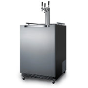Summit | 6.04 cu.ft. Triple Tap Built-In Outdoor Kegerator - Stainless Door (SBC696OSTRIPLE)    - Toronto Brewing