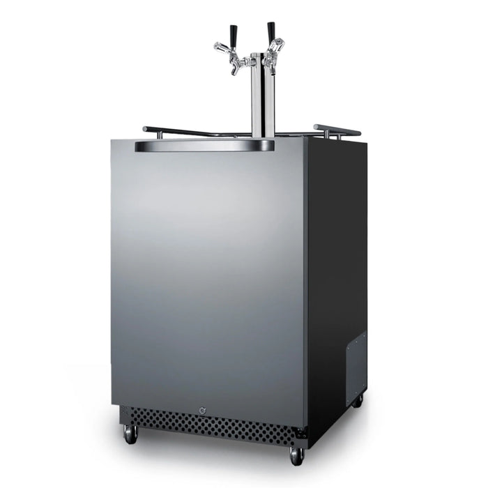 Summit | 6.04 cu.ft. Dual Tap Built-In Outdoor Kegerator - Stainless Door (SBC696OSTWIN) Yes   - Toronto Brewing