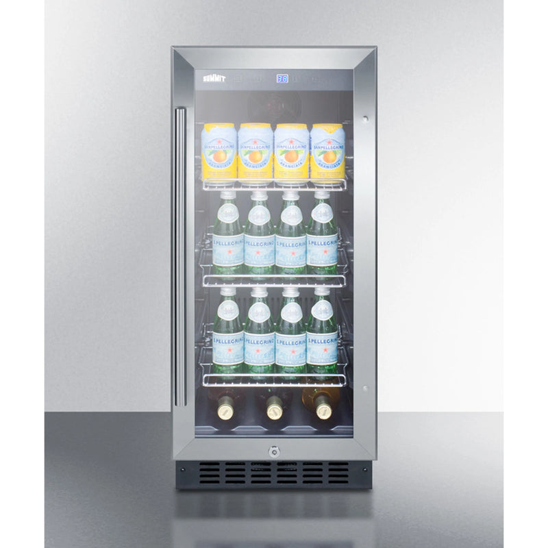 Summit | 24" Built-In Beverage Cooler (SCR1536BG)    - Toronto Brewing