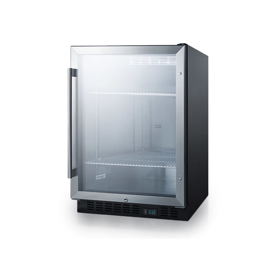 Summit | 24" Wide Built-In Beverage Centre (SCR610BL) Glass - SCR610BL   - Toronto Brewing