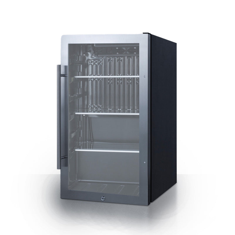 Summit | Shallow Depth Indoor/Outdoor Beverage Cooler, ADA Compliant (SPR488BOSADA)