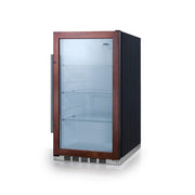 Summit | 19" Wide Indoor/Outdoor Beverage Cooler, Shallow Depth, Black Cabinet (SPR489OS) Panel-Ready   - Toronto Brewing