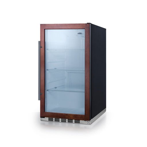 Summit | 19" Wide Indoor/Outdoor Beverage Cooler, Shallow Depth, Black Cabinet (SPR489OS) Panel-Ready   - Toronto Brewing