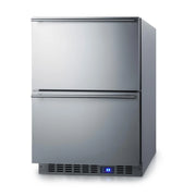 Summit | 24" Built-In Outdoor All-Refrigerator Stainless Steel Cabinet with Drawers   - Toronto Brewing