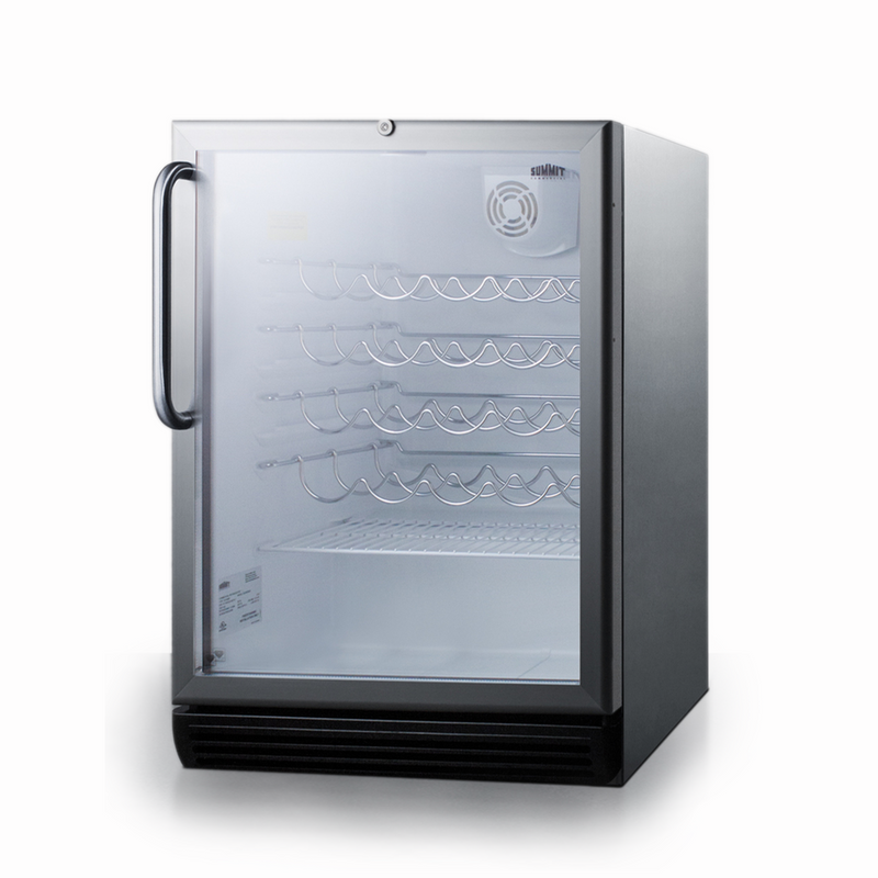 Summit | 24" Wide Built-In Wine Cellar (SWC6GBLBI)