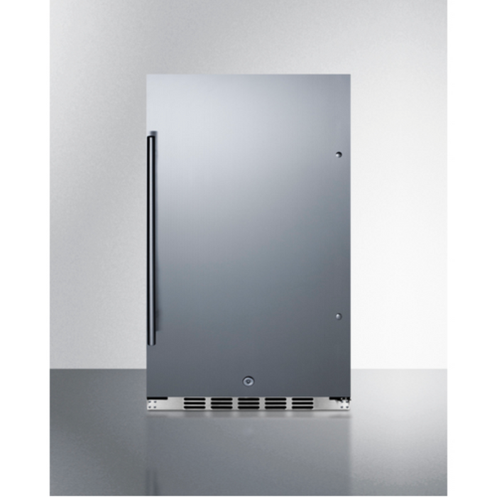 Summit | Shallow Depth Built-In All-Refrigerator, Stainless Cabinet (FF195CSS)    - Toronto Brewing