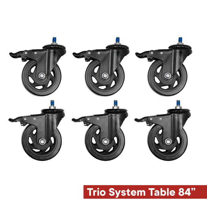 Spike Brewing Caster Wheel Kits New Trio Table 84"   - Toronto Brewing