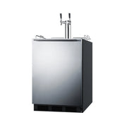 Summit | 5.5 cu. ft. Dual Tap Built-In Cold Brew Coffee Kegerator (SBC58BLBIADACFTWIN)    - Toronto Brewing