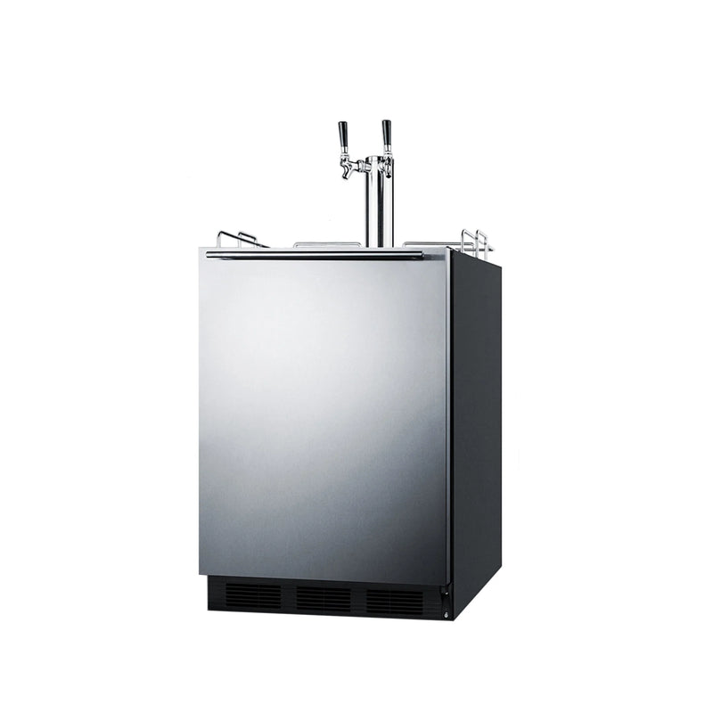 Summit | 5.5 cu. ft. Dual Tap Built-In Kegerator - ADA Compliant (SBC58BLBIADA)    - Toronto Brewing