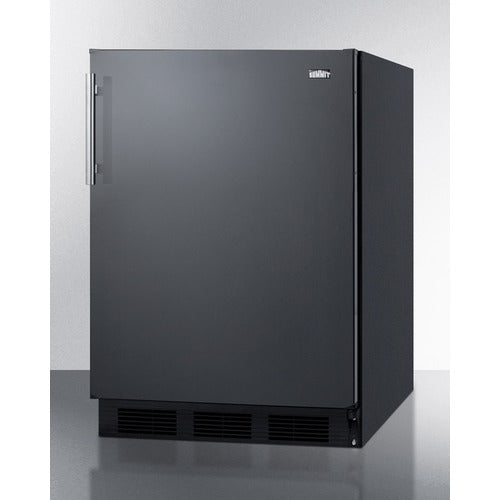 Summit | 24" Wide All-Refrigerator, ADA Compliant (FF63BKCSSADA) Black Door/Black Cabinet (FF63BKBIADA)   - Toronto Brewing