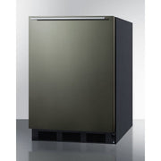 Summit | 24" Wide All-Refrigerator, ADA Compliant (FF63BKCSSADA) Black Stainless Steel Front/Black Cabinet (FF63BKBIKSHHADA)   - Toronto Brewing