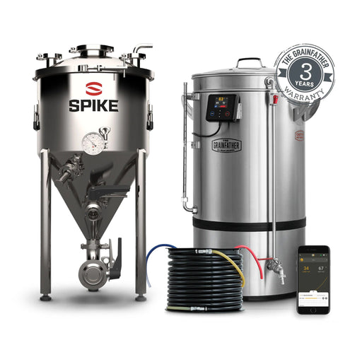 Grainfather G70 All Grain Brewing System + Spike Brewing CF10 Conical Fermenter    - Toronto Brewing