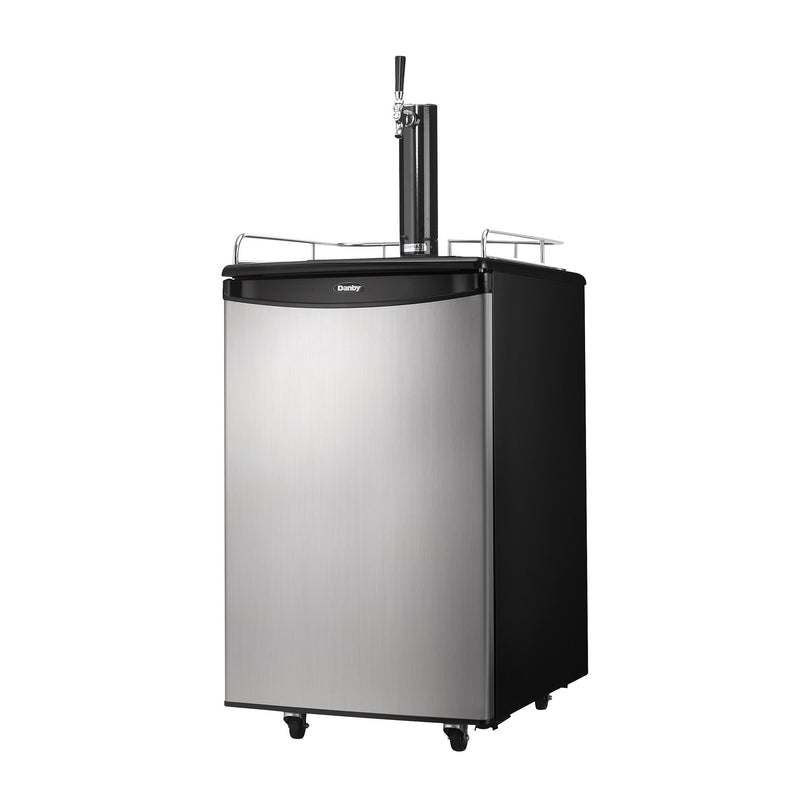 Danby | 5.4 cu. ft. Single Tap Kegerator - Stainless Steel (DKC054A1BSLDB)