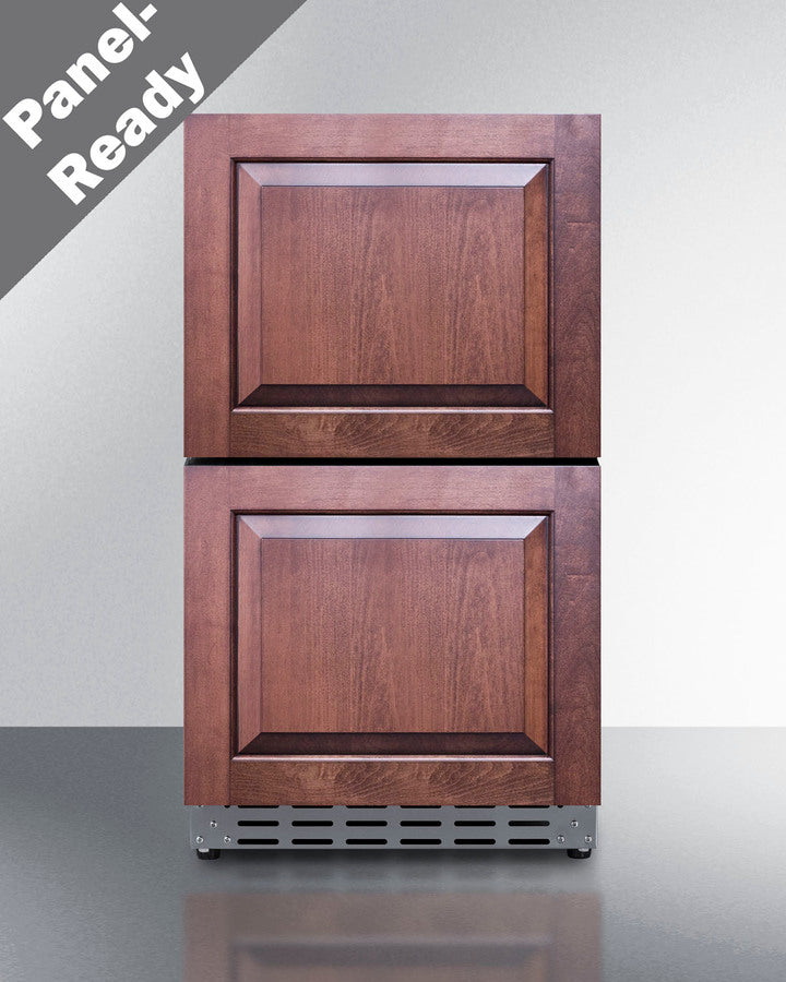 Summit | 18" Wide 2-Drawer All-Refrigerator, ADA Compliant (ADRD18)