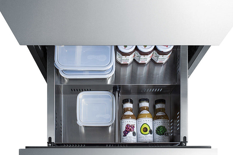 Summit | 24" Wide 2-Drawer All-Refrigerator, ADA Compliant (ADRD24)