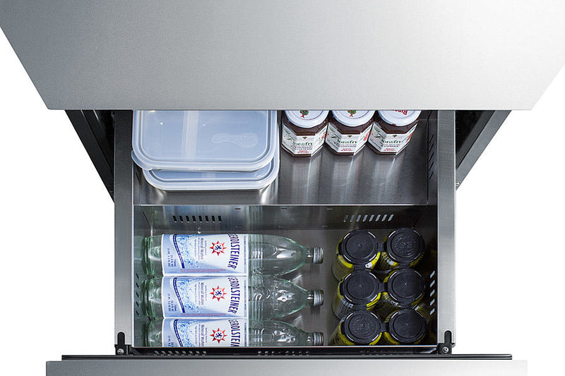 Summit | 24" Wide 2-Drawer All-Refrigerator, ADA Compliant (ADRD24)