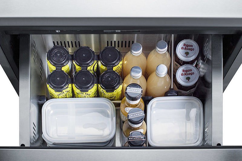 Summit | 24" Wide 2-Drawer All-Refrigerator, ADA Compliant (ADRD24)