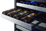 Summit | 24" Wide Built-In Dual Zone Wine Cellar, ADA Compliant (ALWC532)    - Toronto Brewing