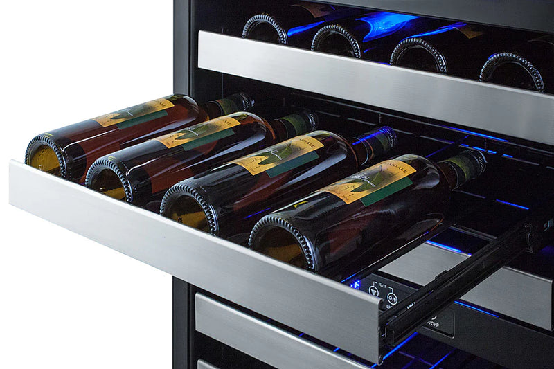 Summit | 24" Wide Built-In Dual Zone Wine Cellar, ADA Compliant (ALWC532)    - Toronto Brewing