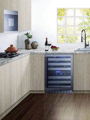 Summit | 24" Wide Built-In Dual Zone Wine Cellar, ADA Compliant (ALWC532)    - Toronto Brewing