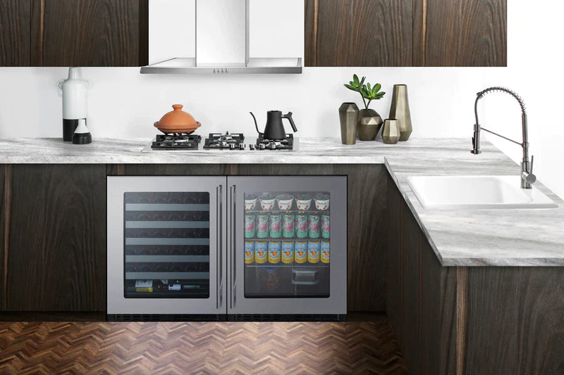 Summit | 24" Wide Built-In Dual Zone Commercial Wine Cellar (SWC532BLBIST)    - Toronto Brewing