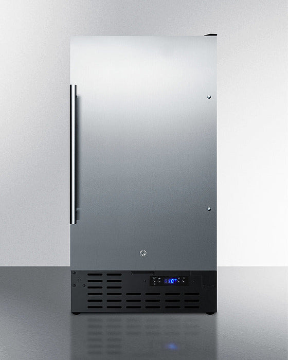 Summit | 18" 8 lb. Drain-Free Icemaker (BIM18SS)