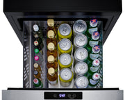 Summit | 18" Wide Built-In Wine and Beverage Cooler Drawer (COOL1D)    - Toronto Brewing